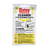 Oatey 31423 Cleaning Cloth, 8 in L, 7 in W, Clear